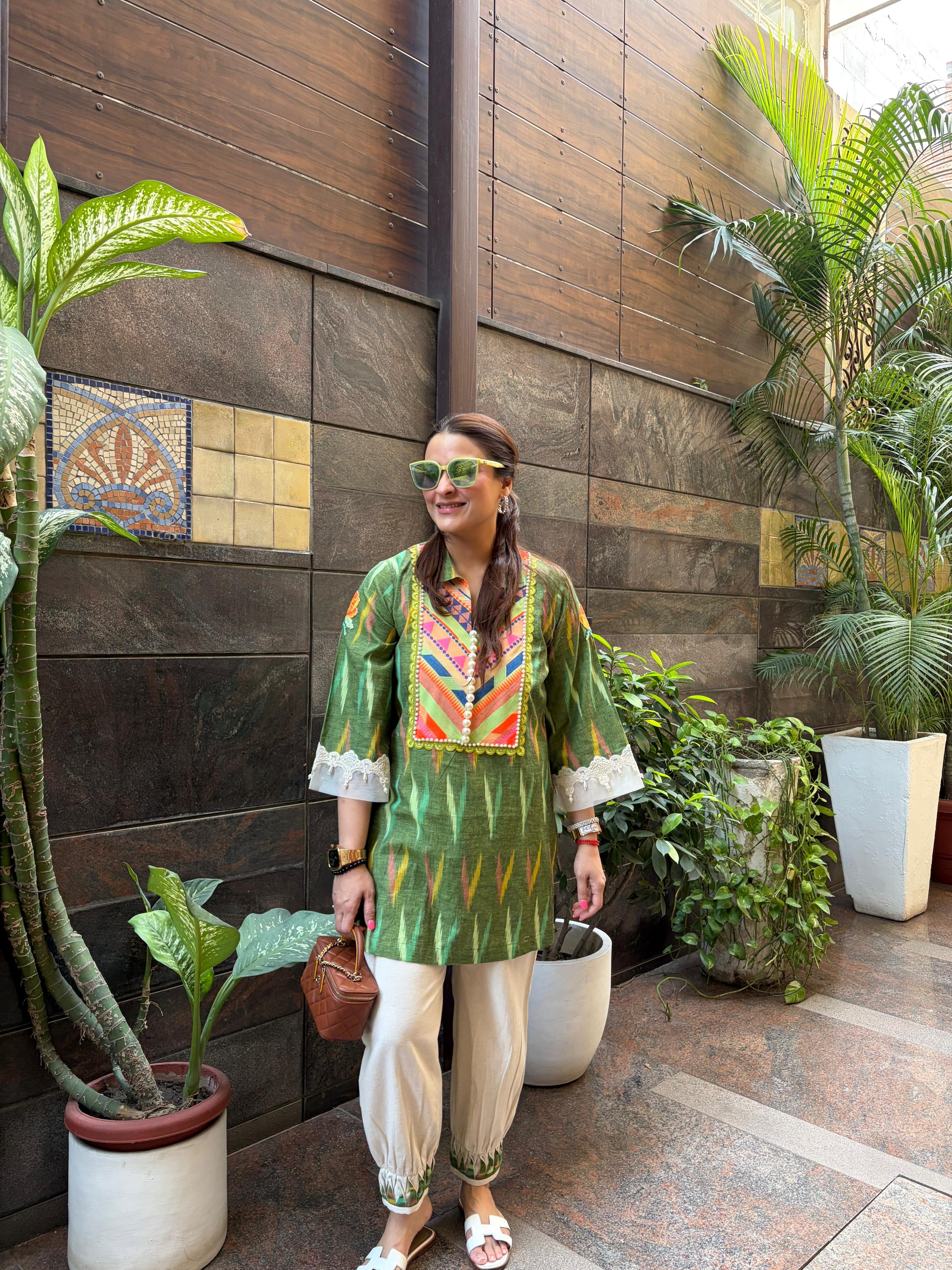 Ikat Grove Kurta Set