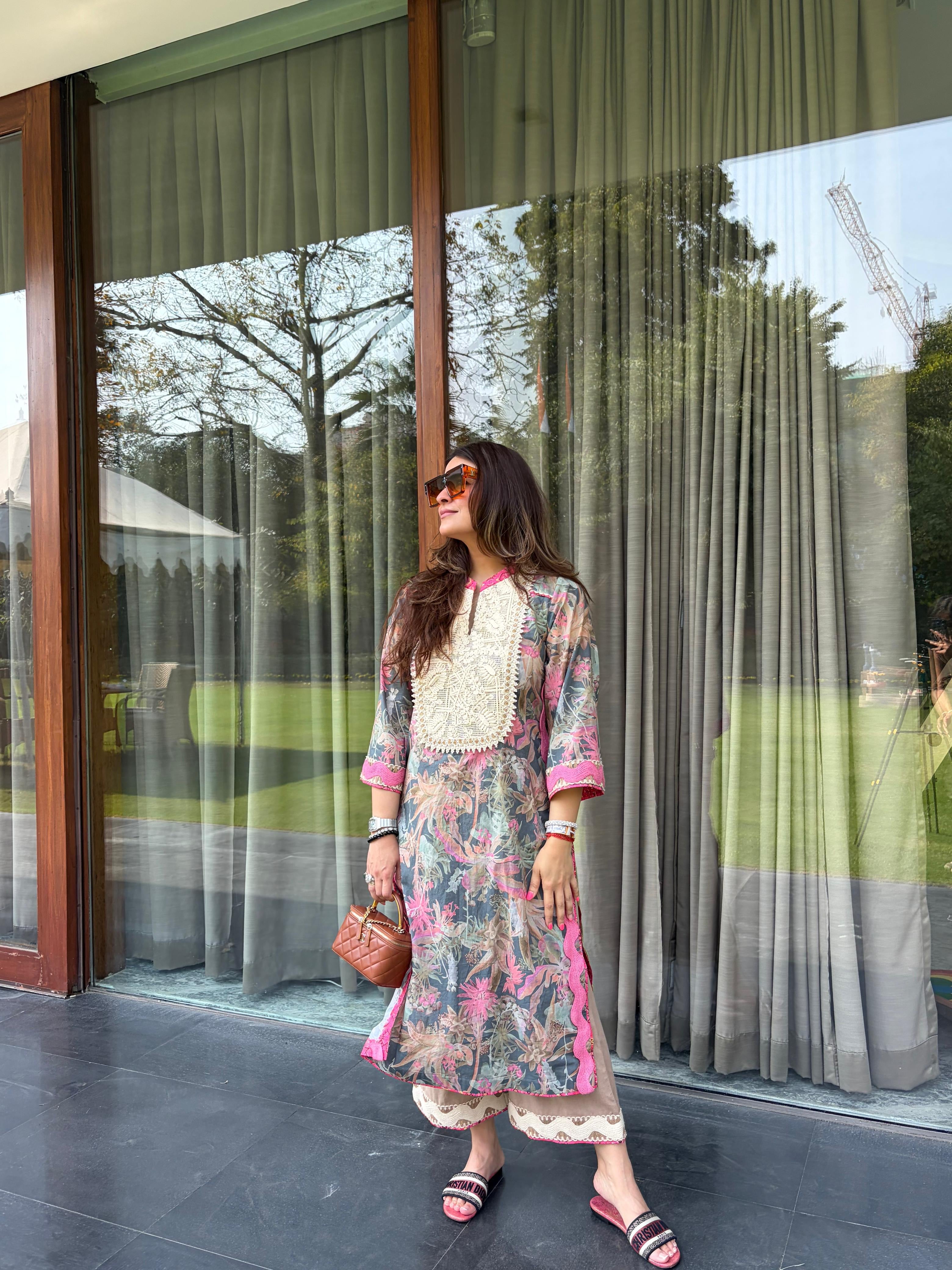 The Garden Muse Kurta Set